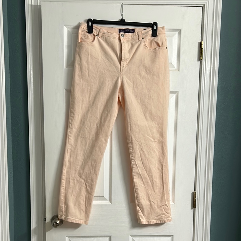 Gloria Vanderbilt Peach Pants Amanda Slimming 
Fit